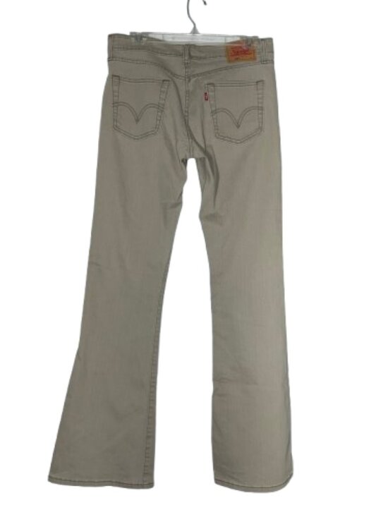 Levi's 519 Low Stretch Low Flare Tan Jeans Size 9 JR L = L - Picture 2 of 8